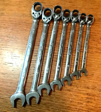 New Snap-on 38 Thru 34 12-pt Flank Drive Plus Ratchet Wrench Set Soxrr707a