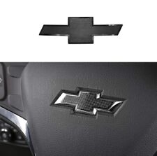 Chevrolet Black Out Steering Wheel Emblem Chevy Bowtie Blackout Logo Decal Check