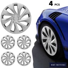 15 Set Of 4 Abs New Hubcaps Snap On Full Wheel Cover Silver Fits Mercury