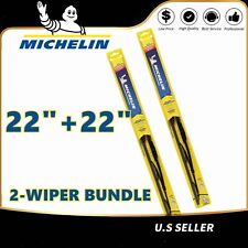 2-wipers 22 22 For Michelin Performance Windshield Wiper Blades 25-220 X2