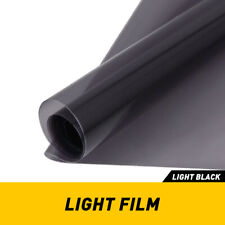 12x 72 Light Smoke Us Gloss Vinyl Film Tint Headlight Taillight Fog Wrap Cover