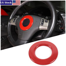 Red Abs Steering Wheel Emblem Logo Ring Trim For Corvette C6 2005-2013 Us