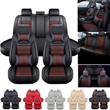 For Jeep Cherokee Wrangler Car Seat Covers Leather Front Rear Protectors