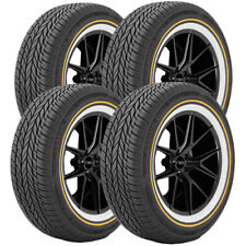 Qty 4 23570r15 Vogue Custom Built Radial 106h Xl Goldwhite Tires