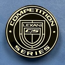 One New Black Lexani Competition Series Wheel Center Cap F-01 2 58