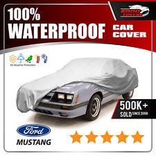 Ford Mustang Convertible 1979-1986 Car Cover - 100 Waterproof 100 Breathable