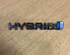Toyota Hybrid Emblem Badge Decal Logo R343