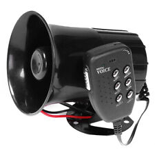 12v Motorcycle Car Auto Loud Air Horn 6-tones Siren Sound Speakers Megaphone Us