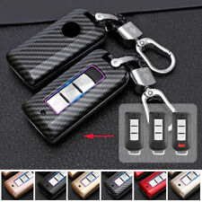 Abs Car Smart Key Fob Case Cover Keychain For Mitsubishi Outlander Sport Eclipse