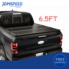 6.5ft 3-fold Hard Tonneau Cover For 2015-2024 Ford F-150 Long Bed Truck