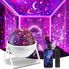 Star Projector Night Light For Kids 15 Colors Remotehifi Bluetooth Speaker Sta