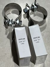 Pypes 2.25 Inch X 1 Inch Wide Stainless Exhaust Band Clamps Hvc25