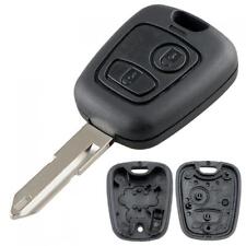 2 Buttons Replacement Car Key Remote Shell Case Fit For Peugeot 106 206 306 406