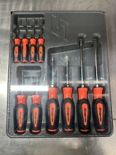 New Snap-on Tools Sgdx6040bo 10 Piece Orange Combination Screwdriver Set Usa
