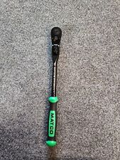 Brand New Matco Tools 38 Locking Flex Head Ratchet 12.5 Inch Black Green