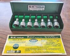 Sk Tools 19707 38 Drive 7 Pc Sae Hex Bit Socket Set With Case