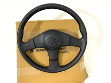 Steering Wheel With Horn Button Black Color Suzuki Samurai Sj410 Sj413 Jimny