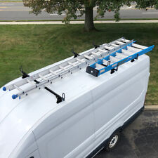 Heavy Duty 3 Bar Ladder Roof Rack Fits Ford Transit Cargo Van High Roof Black