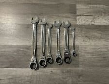 New Old Stock Mac Tools 6pc Reversible Ratcheting Wrench Lot