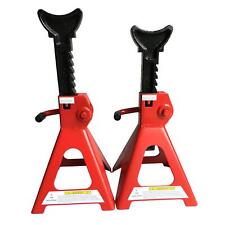 3 Ton Steel Adjust Jack Stands Car Emergency Low Profile Lift Hand Tool