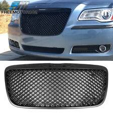 Fits 11-14 Chrysler 300 300c B Style Front Bumper Mesh Grill Grille
