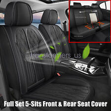 For Mitsubishi Outlander 2003-2024 Car Seat Cover Full Set Cushion Pu Leather