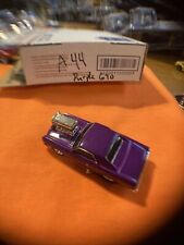 Muscle Machines 1966 Pontiac Gto Purple Supercharged New Loose 2002 164 Scale.