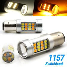 Whiteamber 1157 Led Drl Switchback Turn Signal Parking Light Bulbs Dual Color