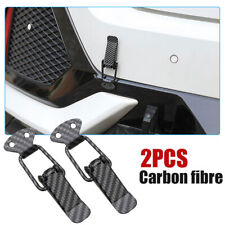 2x Car Exterior Parts Hook Lock Clip Bumper Fastener Clips Car Accessories Black
