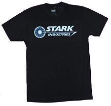 Iron Man Adult New T-shirt - Stark Industries Arc Reactor Style Logo