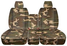 40-20-40 Front Set Car Seat Covers Fits Ford F350 Truck 2011 To 2023 Camouflage
