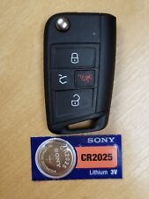 Genuine Oem 4 Button 2018-20 Volkswagen Flip Key Remote - 5g6959752bg Nbgfs125c5