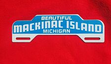 Beautiful Mackinac Island Michigan License Plate Topper