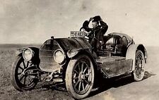 1919 Stutz Bearcat Montana Tag Vintage Racer Driver Cigar Real Photograph 34-30