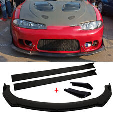 For Mitsubishi Eclipse Front Rear Bumper Lip Spoiler Kit Side Skirts Glossy
