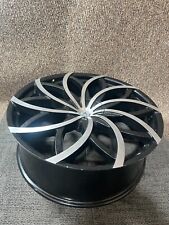 Qty 1 Azara Aza-504 Gloss Black Machined Wheel Rim 26x9.5 5x114.3127