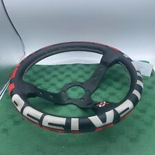 Red Stitch 320mm Vertex 1996 Leather Deep Dish Steering Wheel For Omp Momo Rac