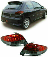 Smoked Led Tail Lights For Peugeot 206 Hatchback 1998-2006 Model Nice Gift