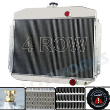 4 Row Aluminum Radiator For 1961-1964 62 63 Ford F100 F250 F350 Truck 6 Cylinder