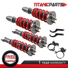 Front Rear Coilovers Struts For Honda Ef Civic Crx 1988-1991 Height Adjustable