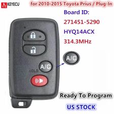 For 2010-2015 Toyota Prius Plug-in Smart Key Remote Fob Hyq14acx - 271451-5290