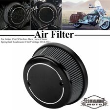 Air Filter Intake Cleaner High Flow For Indian Roadmaster Chief Vintage 2014-21