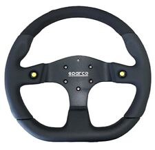 Sparco L999 Steering Wheel Alcantara Perforated Leather 330mm Flat Bottom