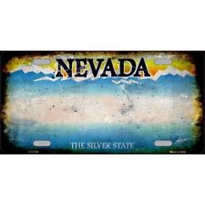 Nevada State Rusty License Plate Metal Sign Plaque Art Car Truck Wall Home Decor