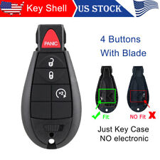Remote Key Fob Shell Case Cover For Dodge Ram 1500 2500 3500 2013-2020 Gq4-53t