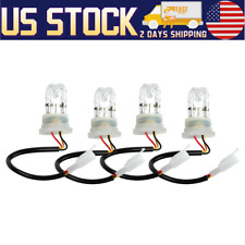 4 Pcs Car Hide A Way Flash Strobe Spare Lamp Replacement Bulbs Tube Light White