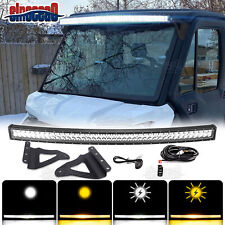 Amberwhite Strobe 52 Light Bar Roof Mount For Can-am Defender Hd578910max