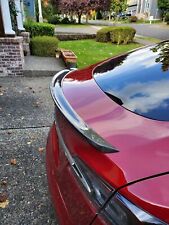 For 2012-2023 Tesla Model S Spoiler Wing Carbon Fiber Look Rear Trunk Lips Us