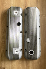 Vintage Cal Custom Valve Covers Finned Aluminum Big Block Chevy 40-2100 As Is