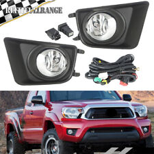 Bumper Pair Fog Lights Lamps Wwiring Switch Kits For 2012-2015 Toyota Tacoma